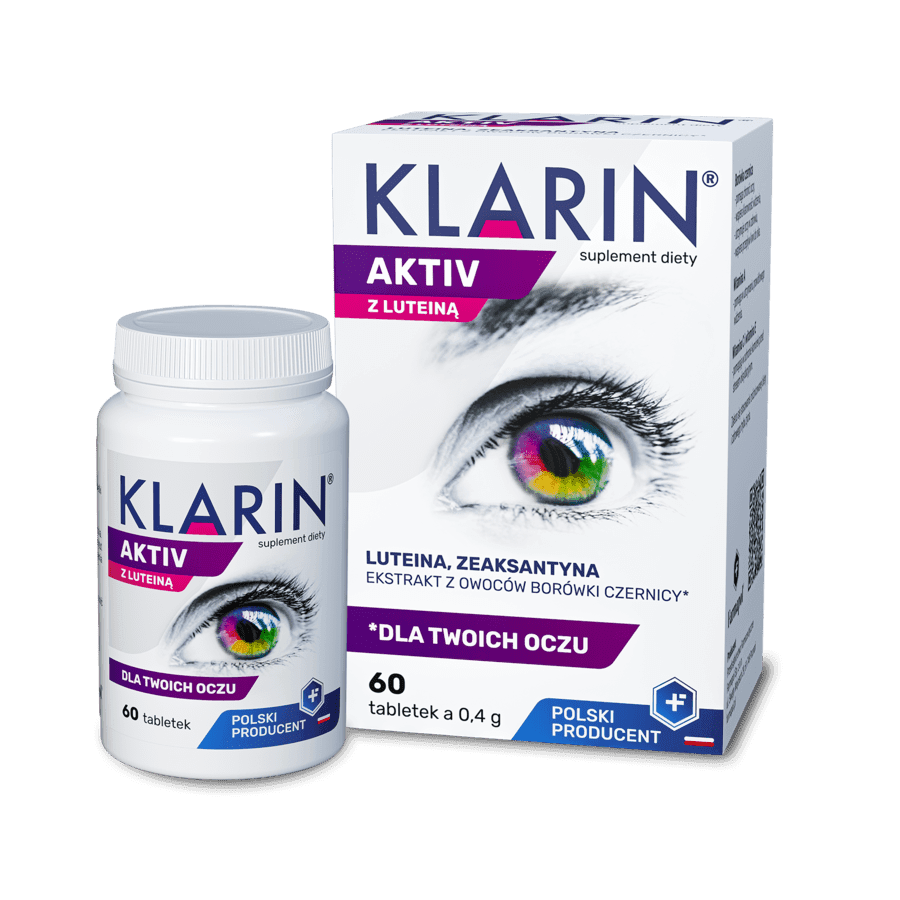 Klarin Aktiv z luteiną 60 tabletek