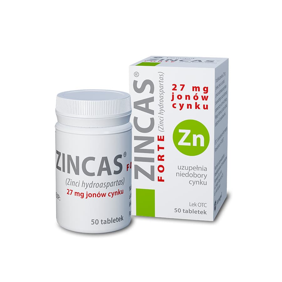 Zincas Forte 50 tabletek