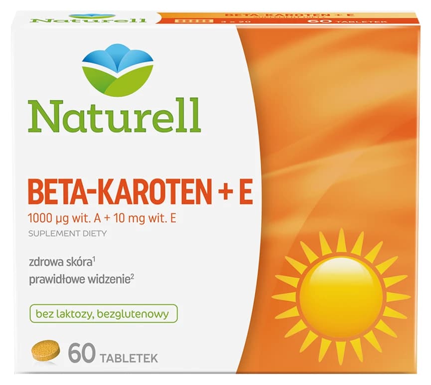 Naturell Beta-Karoten + E 60 tabletek
