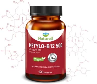 Naturell Metylo-B12 500 mg 120 tabletek