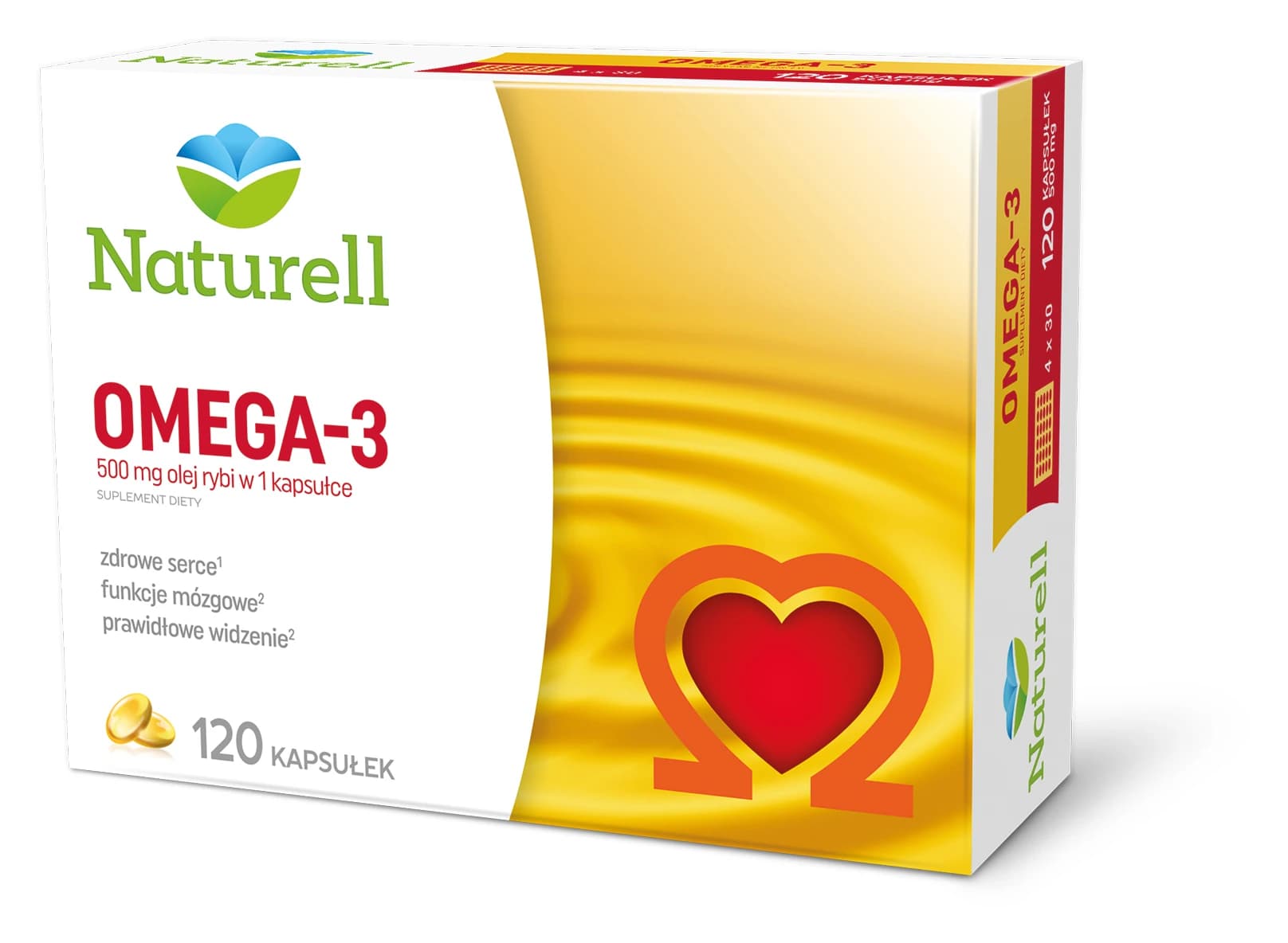 Naturell Omega 3 120 kapsułek