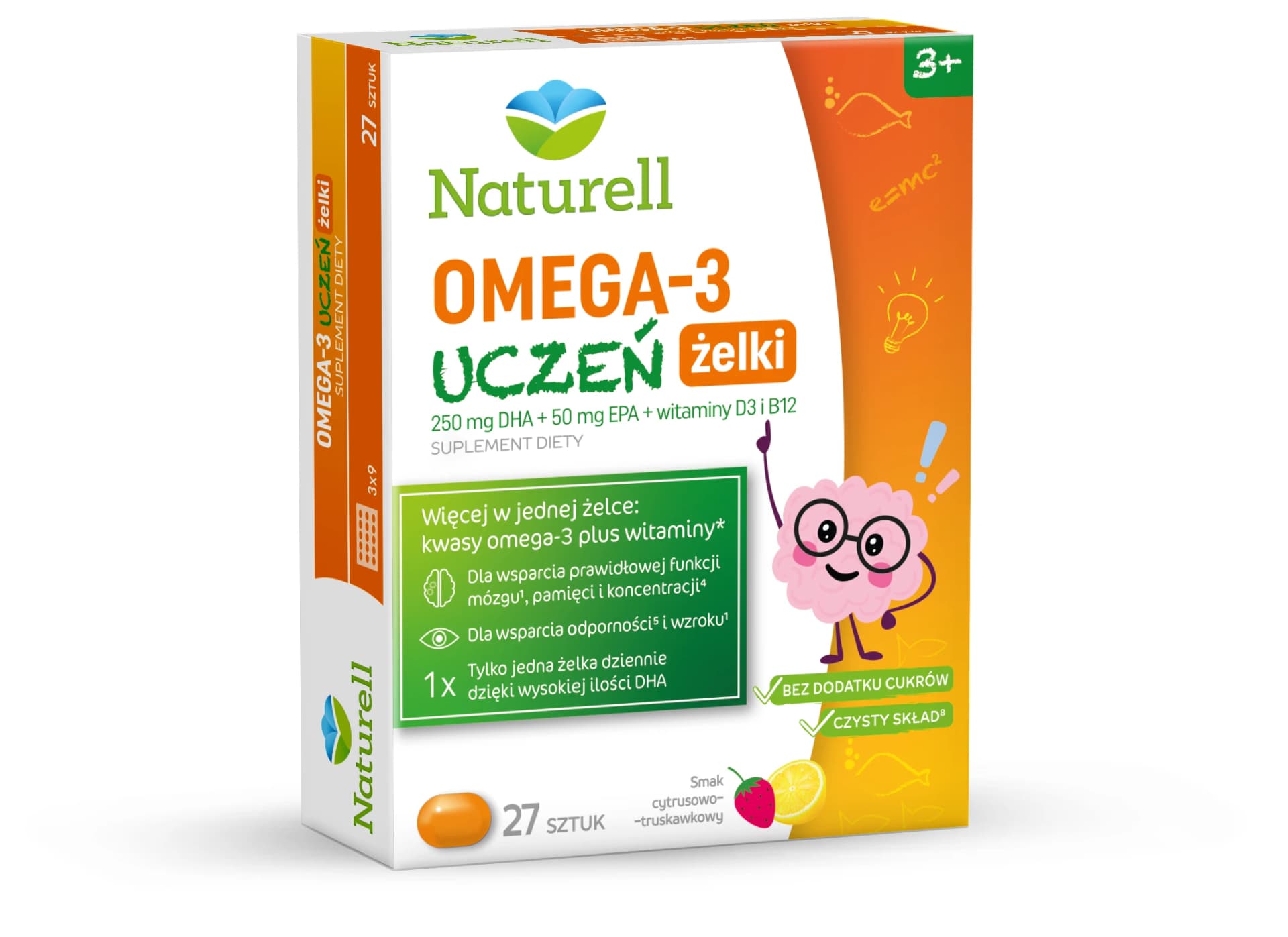 Naturell Omega-3 Uczeń 27 żelków