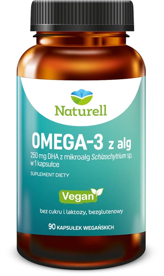 Naturell Omega-3 z alg 90 kapsułek