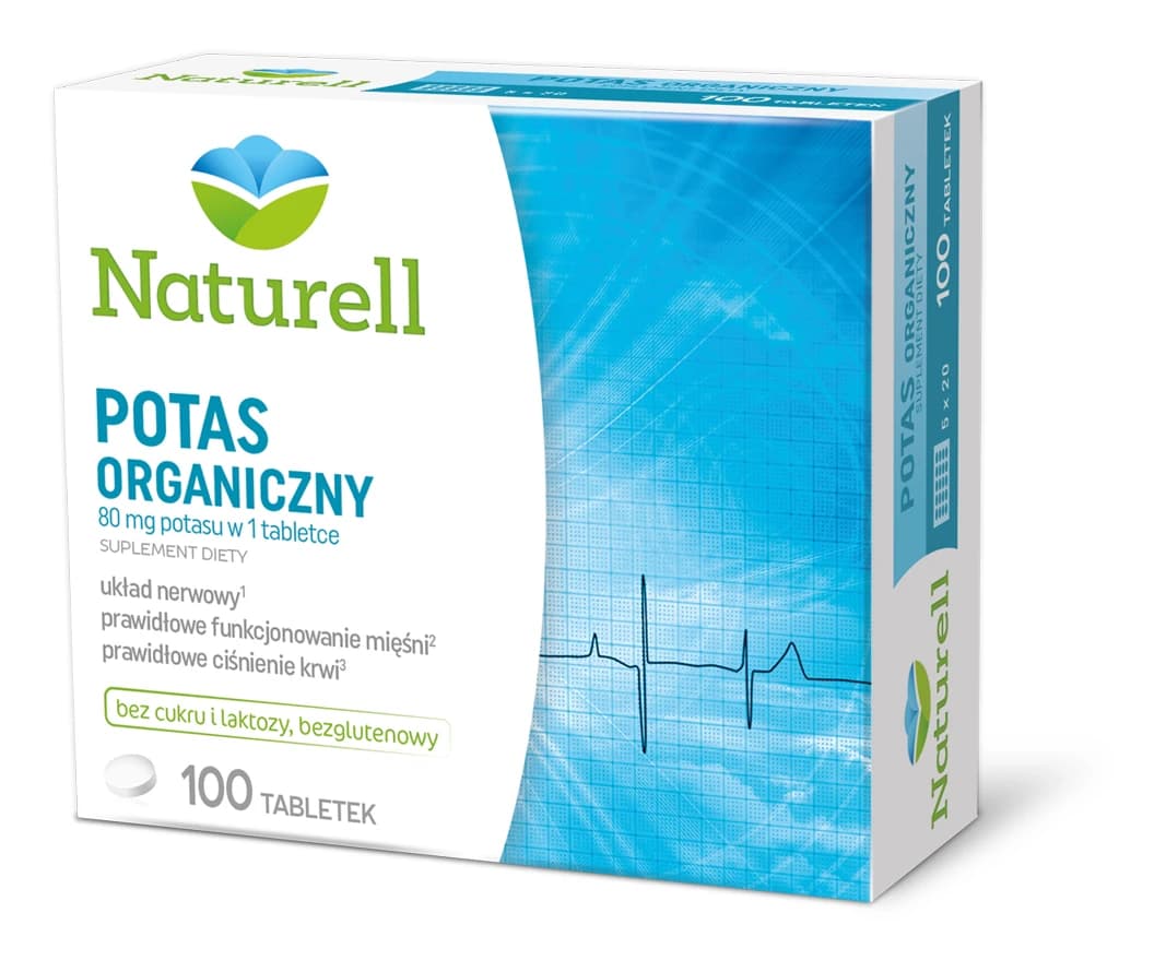 Naturell Potas Organiczny 100 tabletek