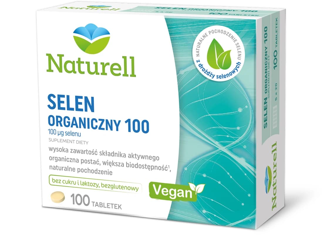 Naturell Selen Organiczny 100 tabletek