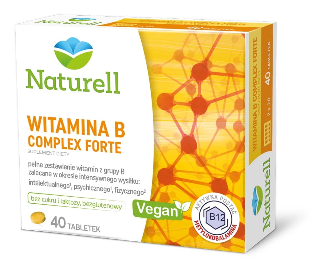 Naturell Witamina B Complex Forte 40 tabletek
