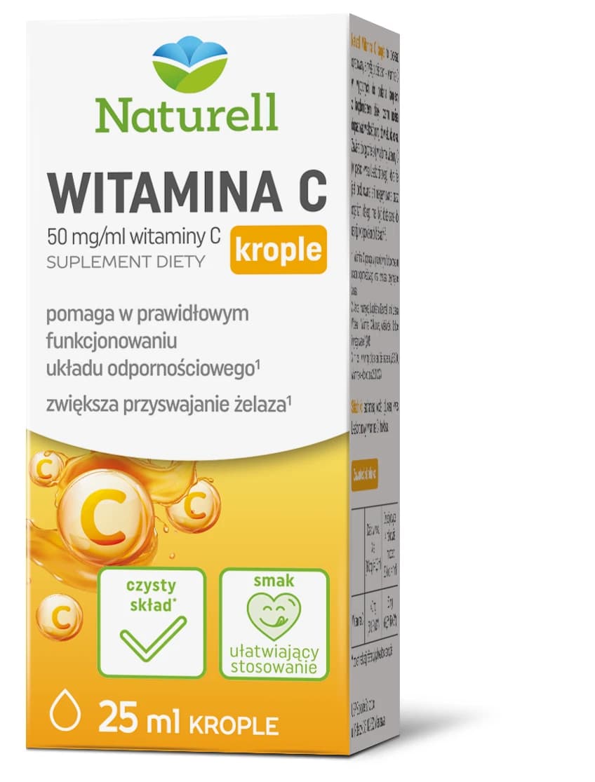 Naturell Witamina C krople doustne 25 ml