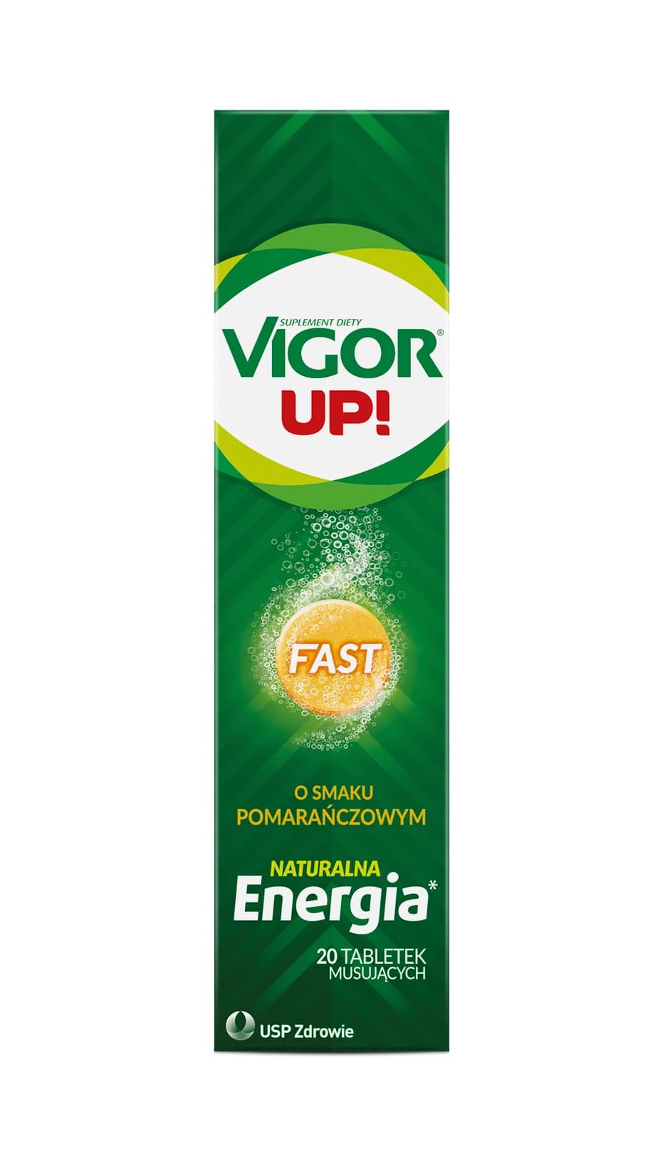 Vigor Up! Energia o smaku pomarańczowym 30 tabletek musujących