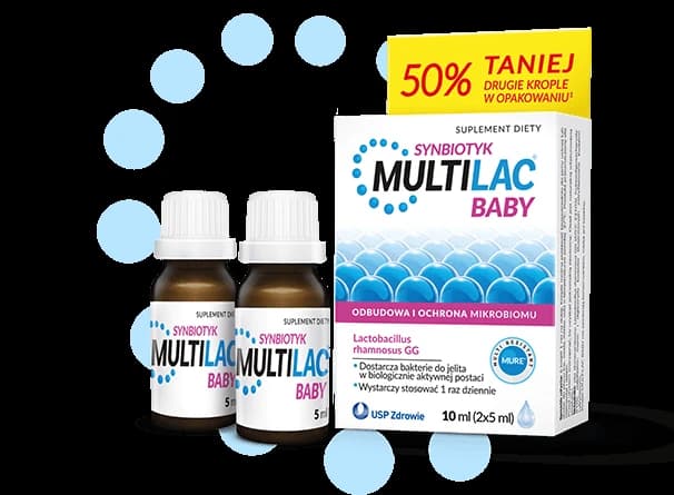 Multilac Baby krople doustne 2 x 5ml
