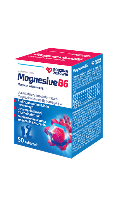 Rodzina Zdrowia Magnesive B6 50 tabletek