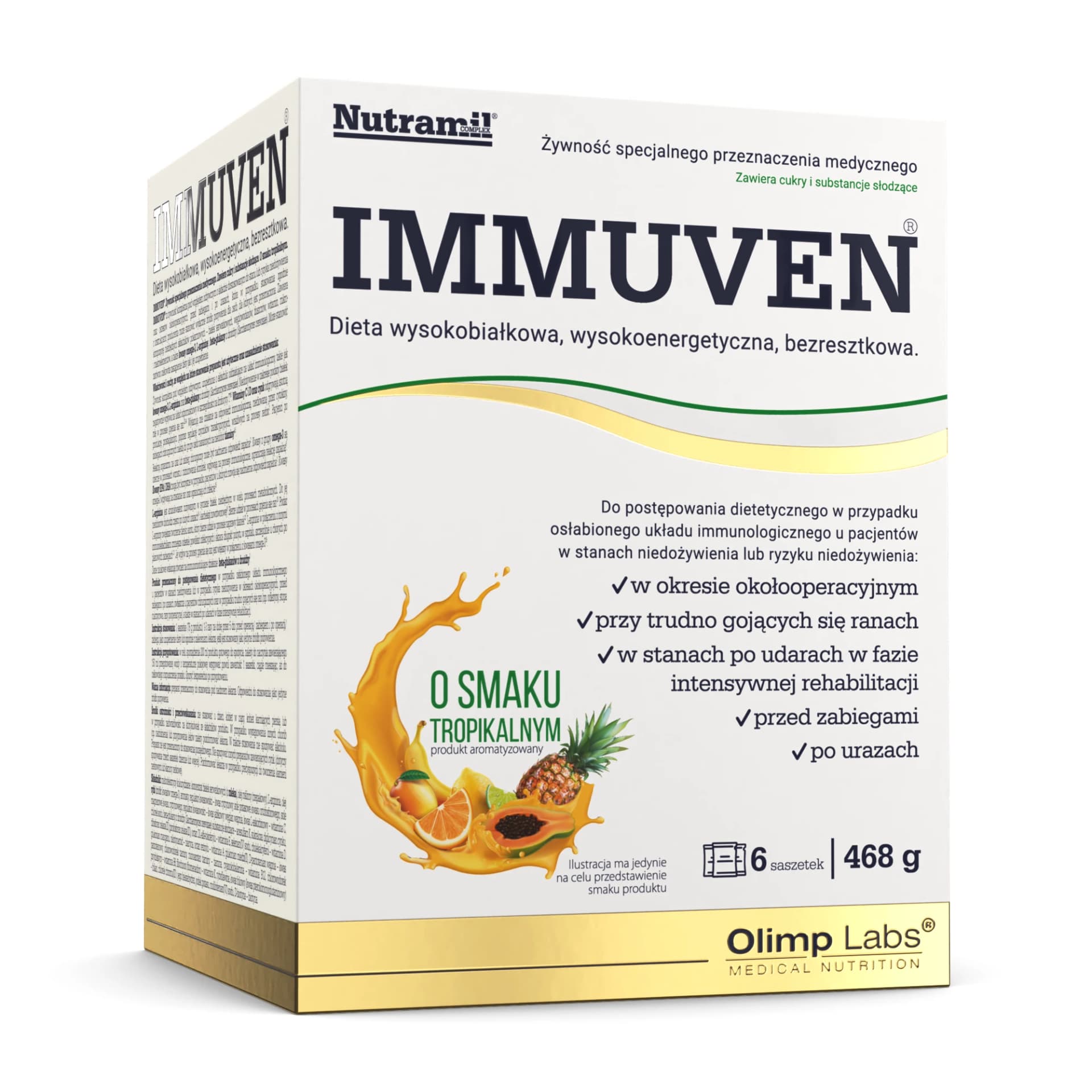 Olimp Immuven o smaku tropikalnym 6 saszetek