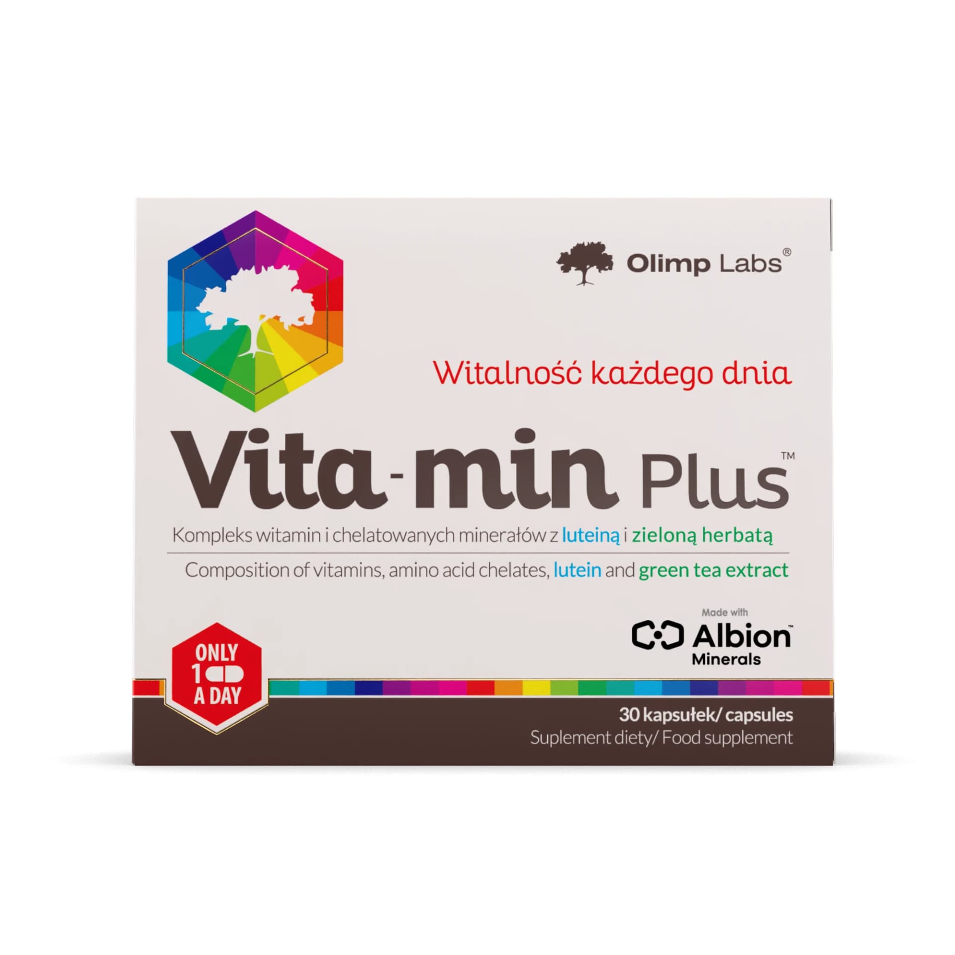Olimp Vita-Min Plus z luteiną i zieloną herbatą 30 kapsułek