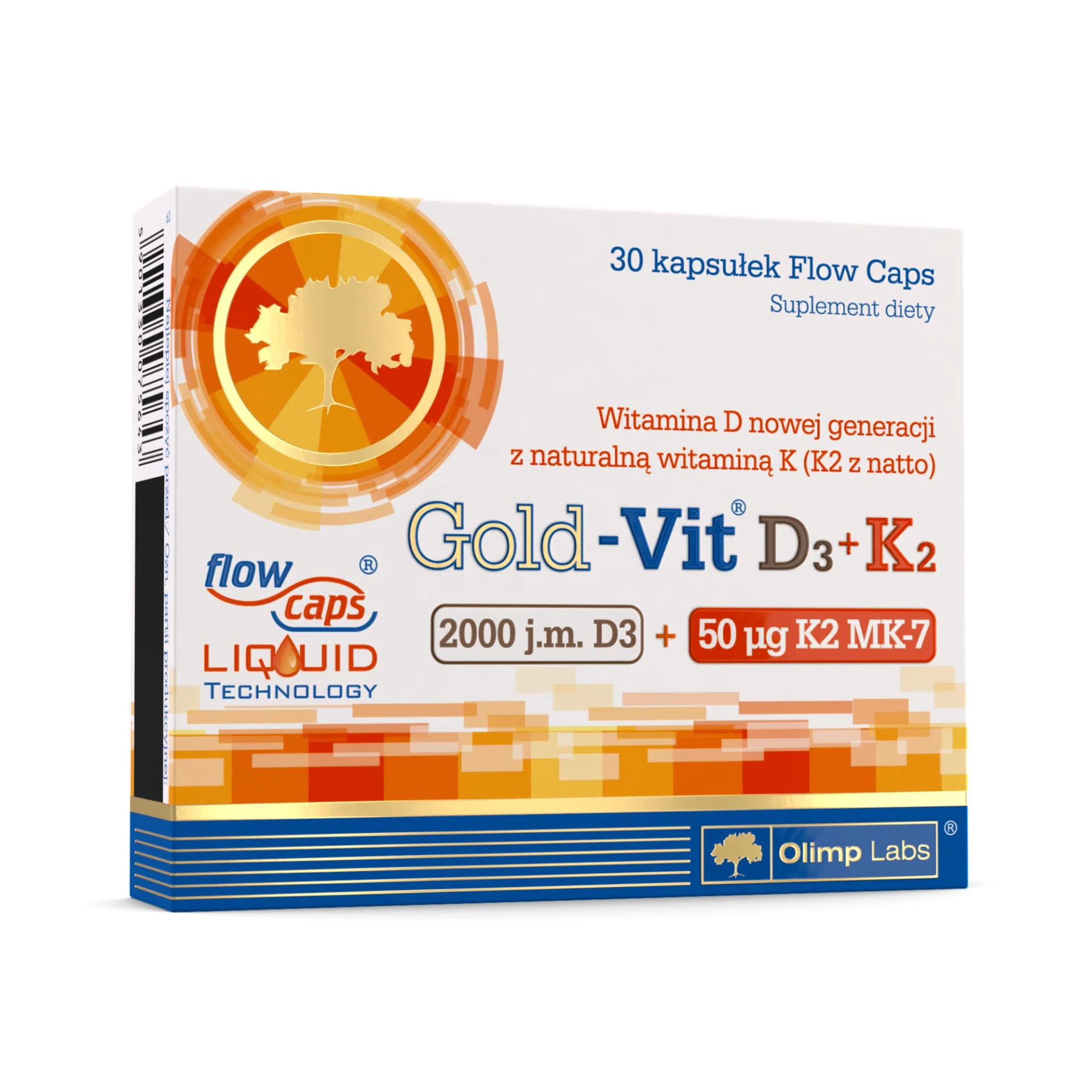 Olimp Gold-Vit D3 + K2 2000 30 kapsułek