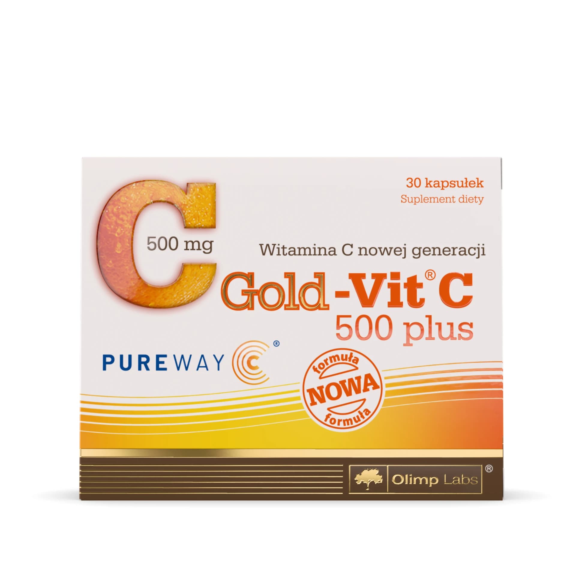 Olimp Gold-Vit C 500 Plus pureway 30 kapsułek