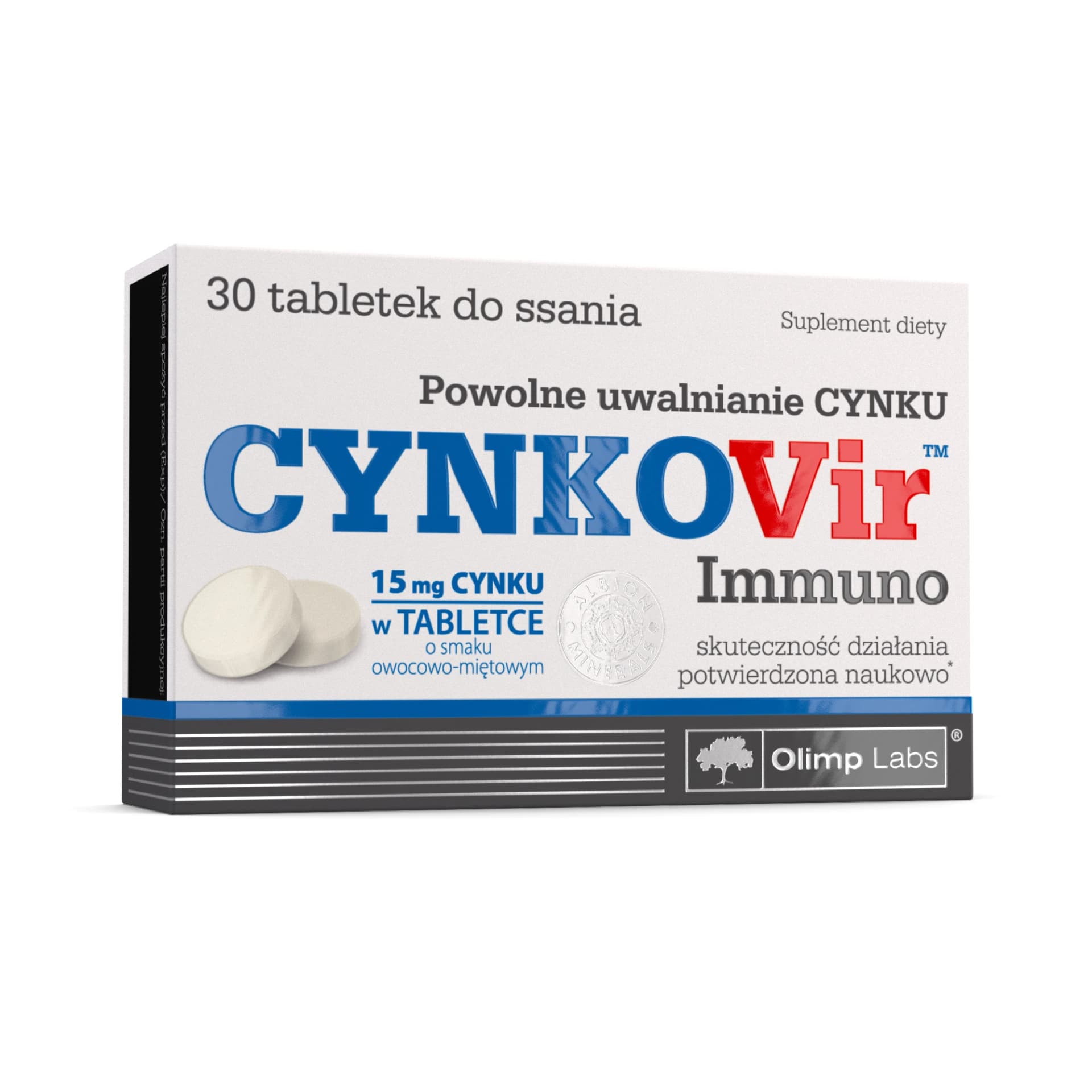 Olimp Cynkovir Immuno 30 tabletek do ssania
