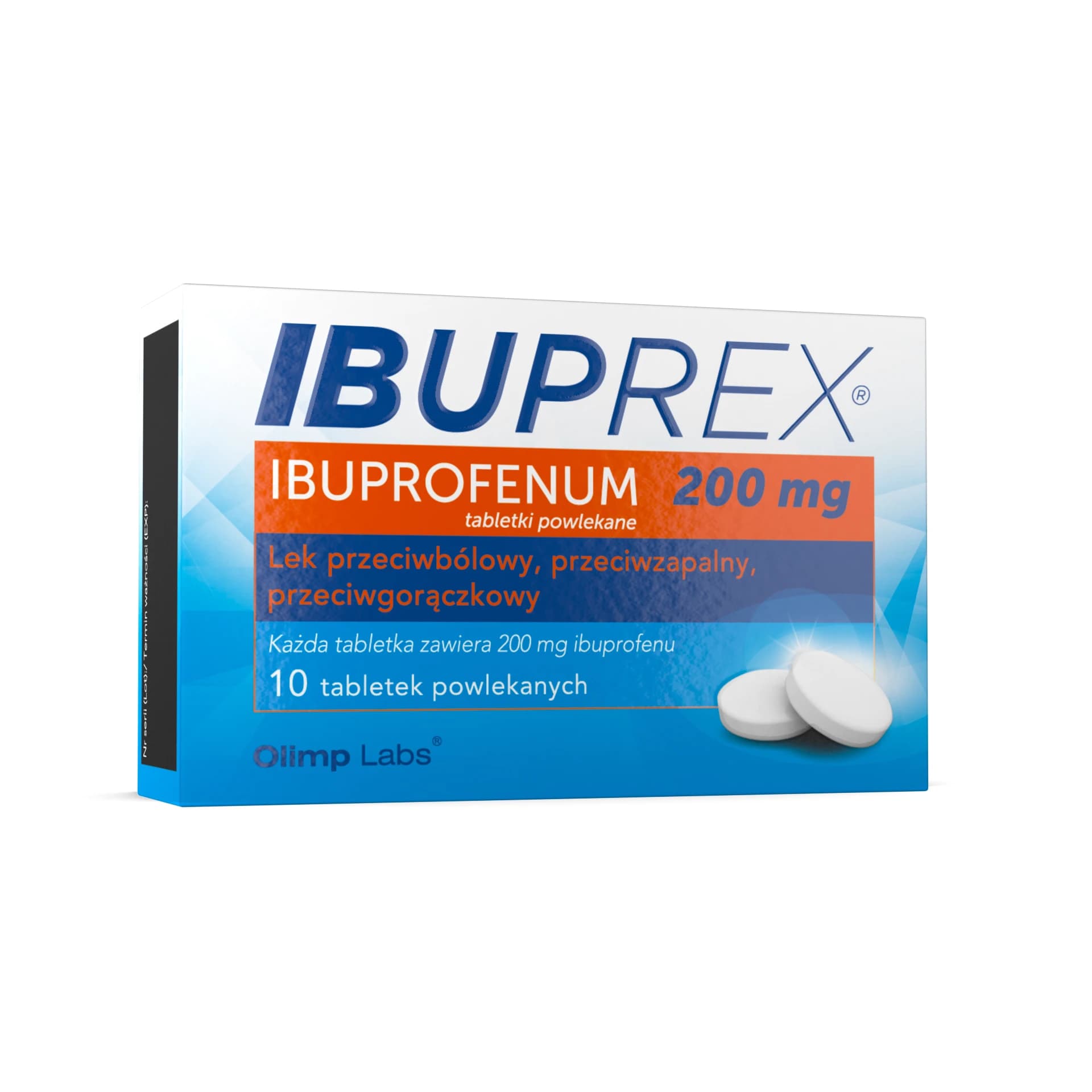 Ibuprex 200 mg 10 tabletek