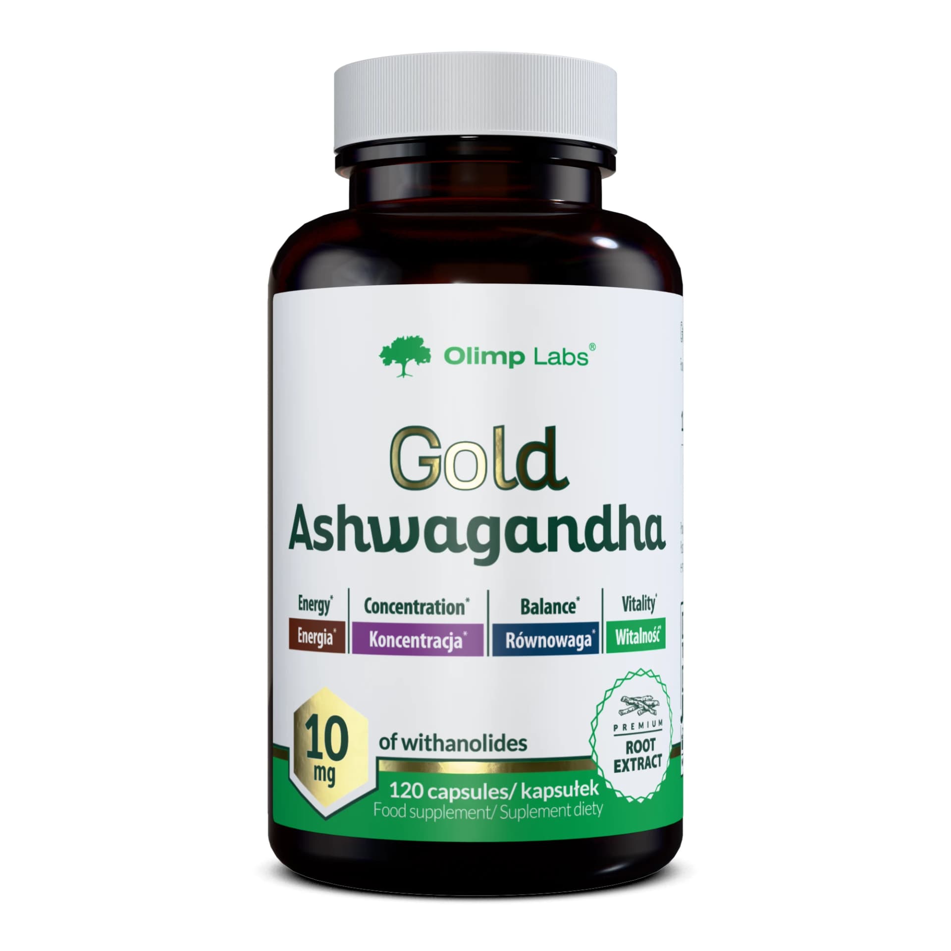 Olimp Gold Ashwagandha 120 kapsułek