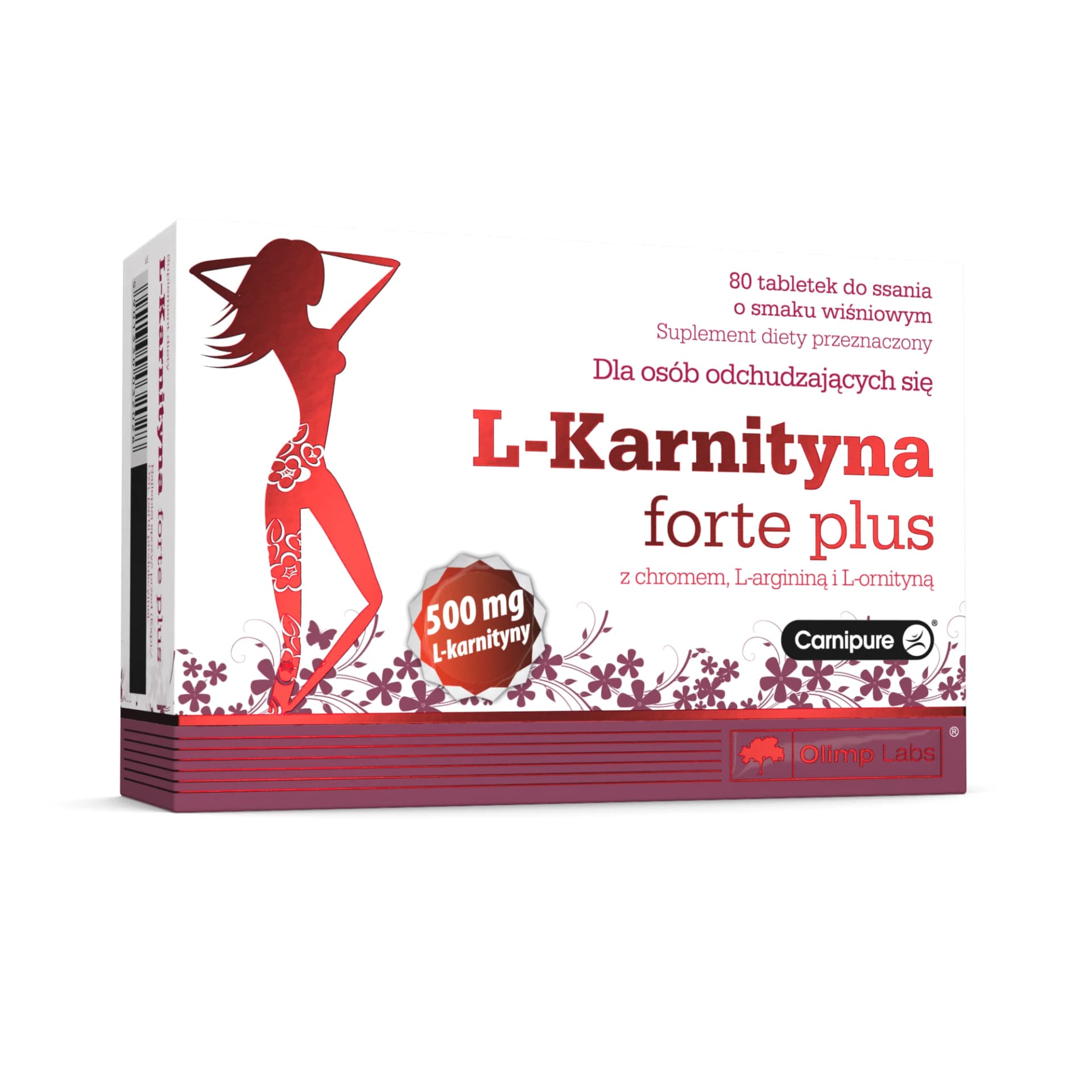 Olimp L-Karnityna Forte Plus o smaku wiśniowym 80 tabletek