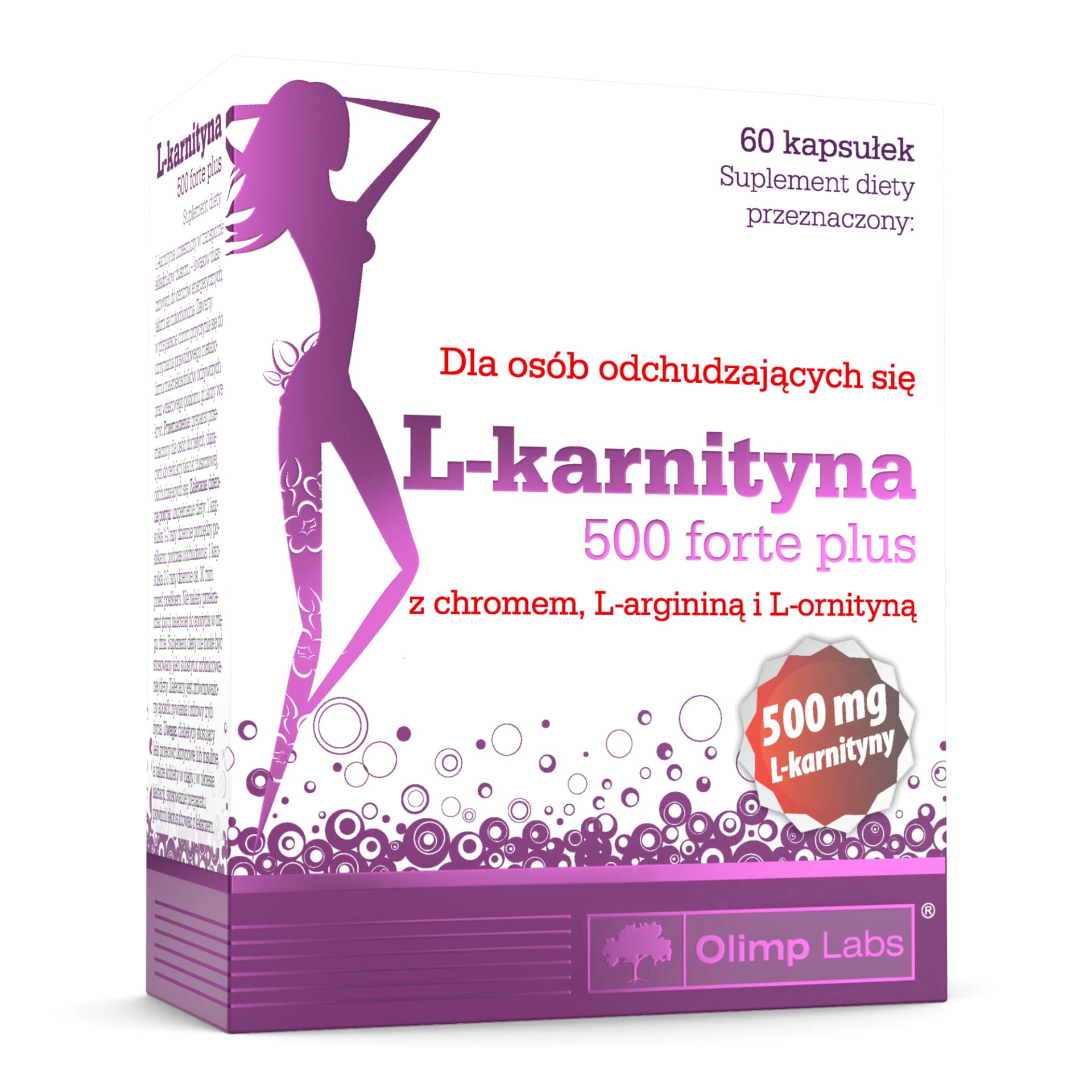 Olimp L-Karnityna 500 Forte Plus 60 kapsułek
