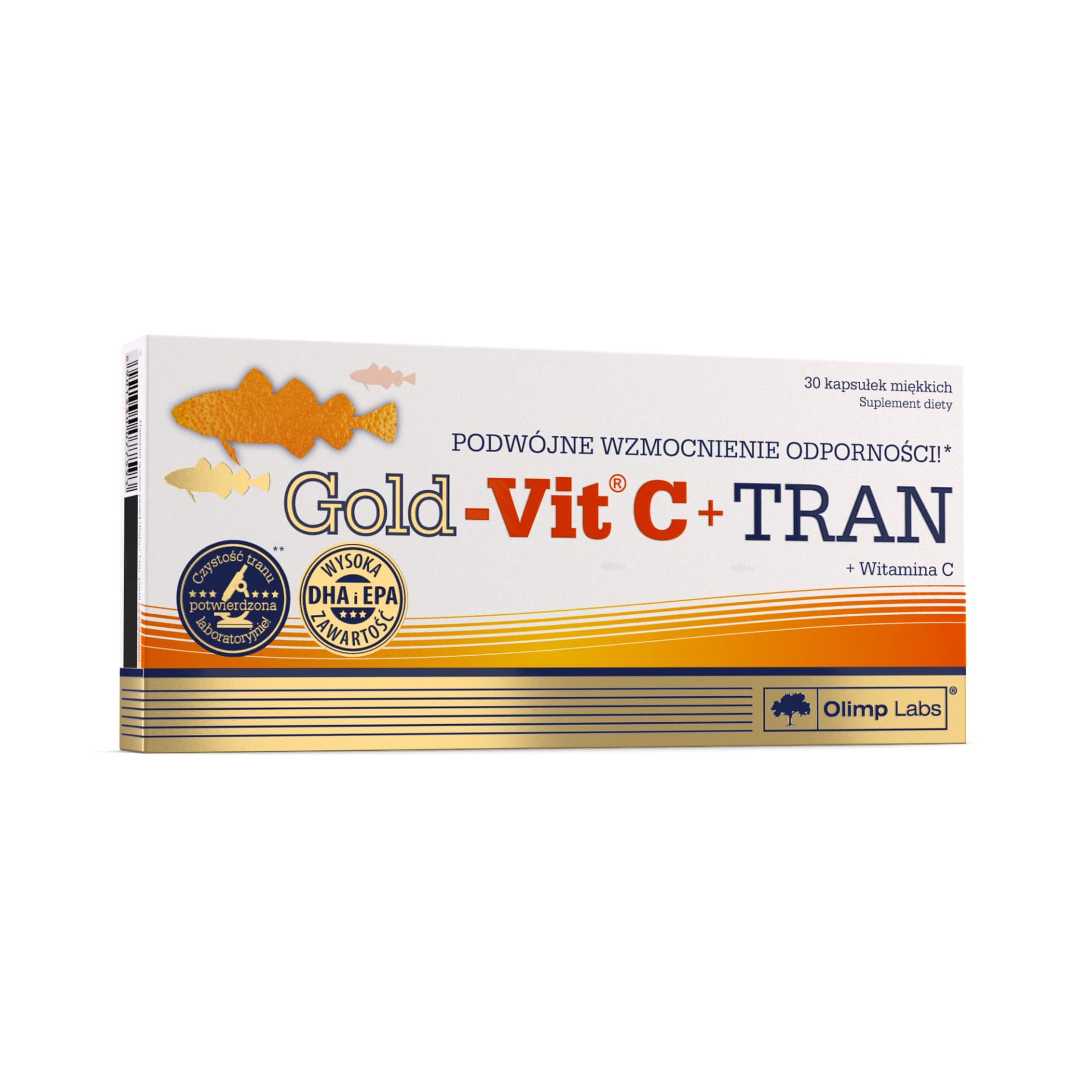 Olimp Gold-Vit C + Tran 30 kapsułek