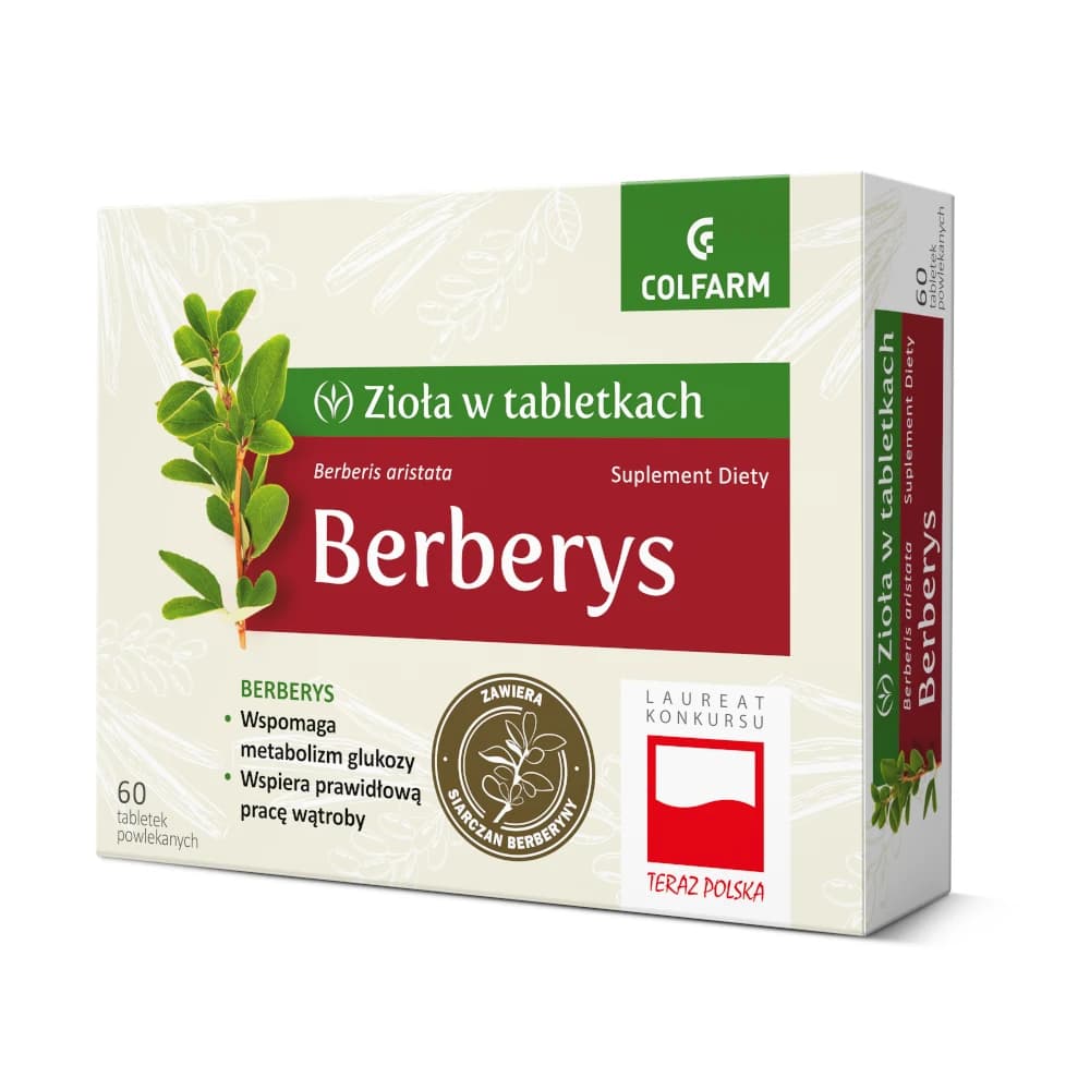 Berberys 60 tabletek