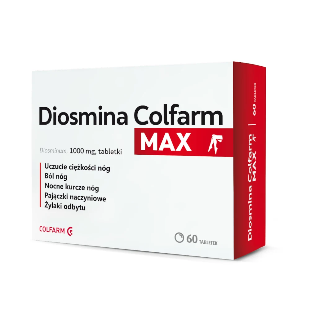 Diosmina Colfarm Max 1000 mg 60 tabletek