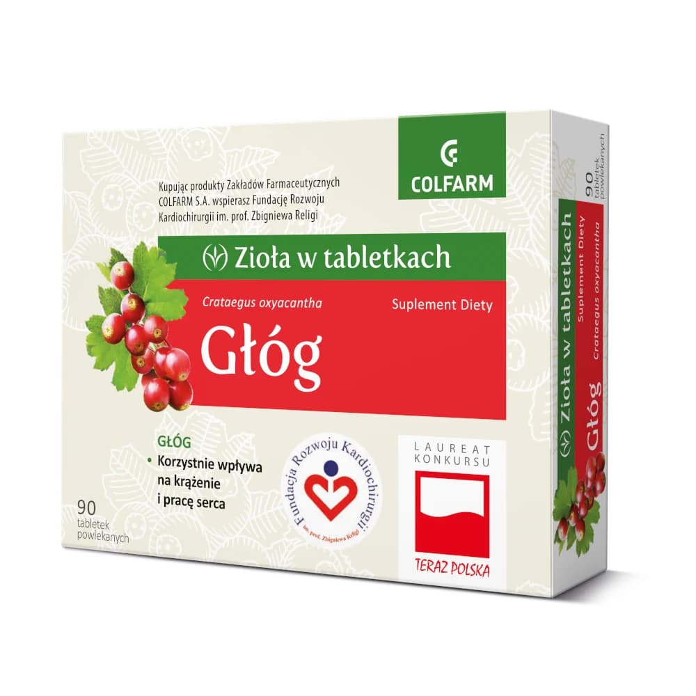 Głóg 90 tabletek