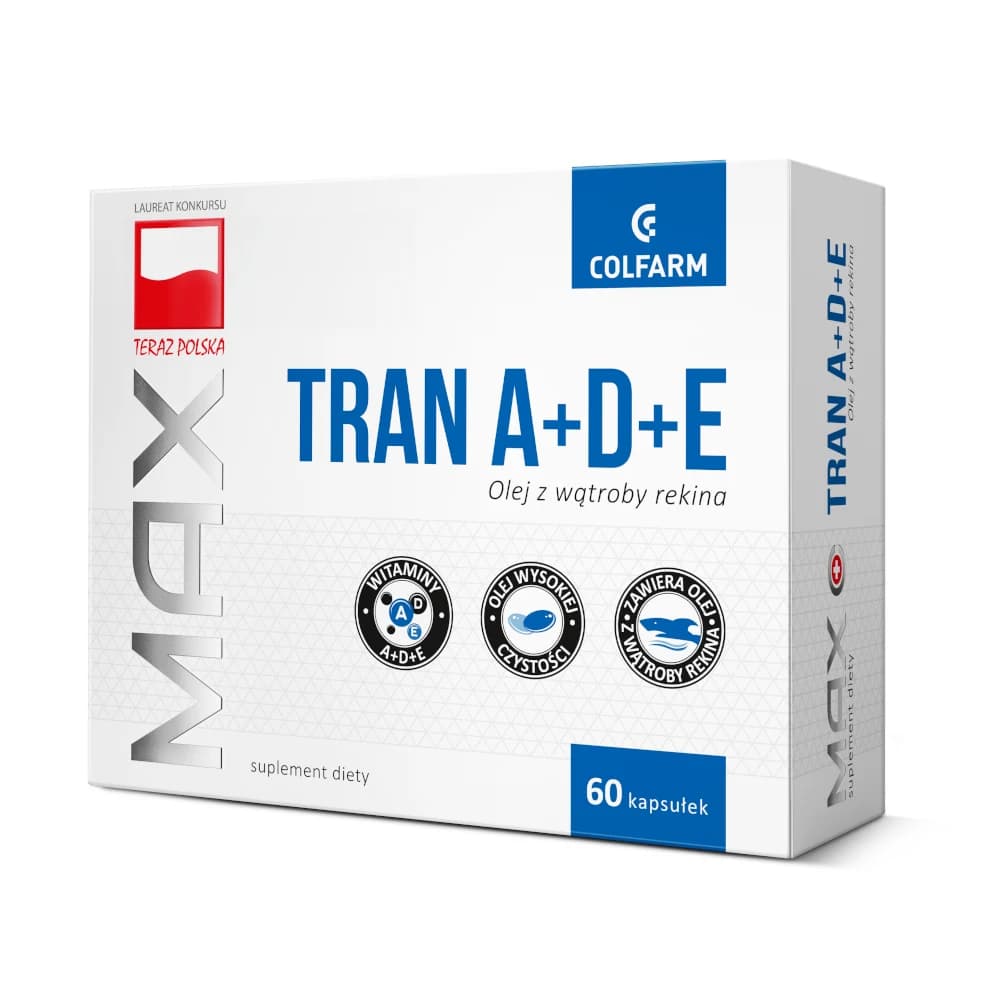 Max tran A+D+E Colfarm 60 kapsułek