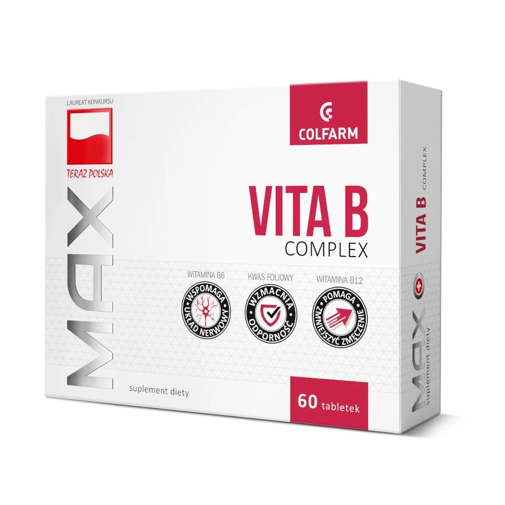 Max Vita B Complex Colfarm 60 tabletek