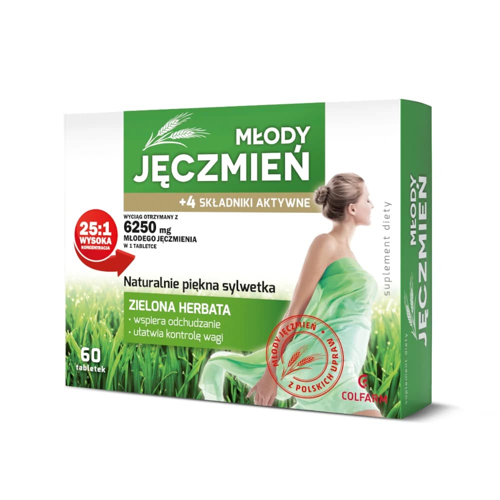 Młody jęczmień Colfarm 60 tabletek