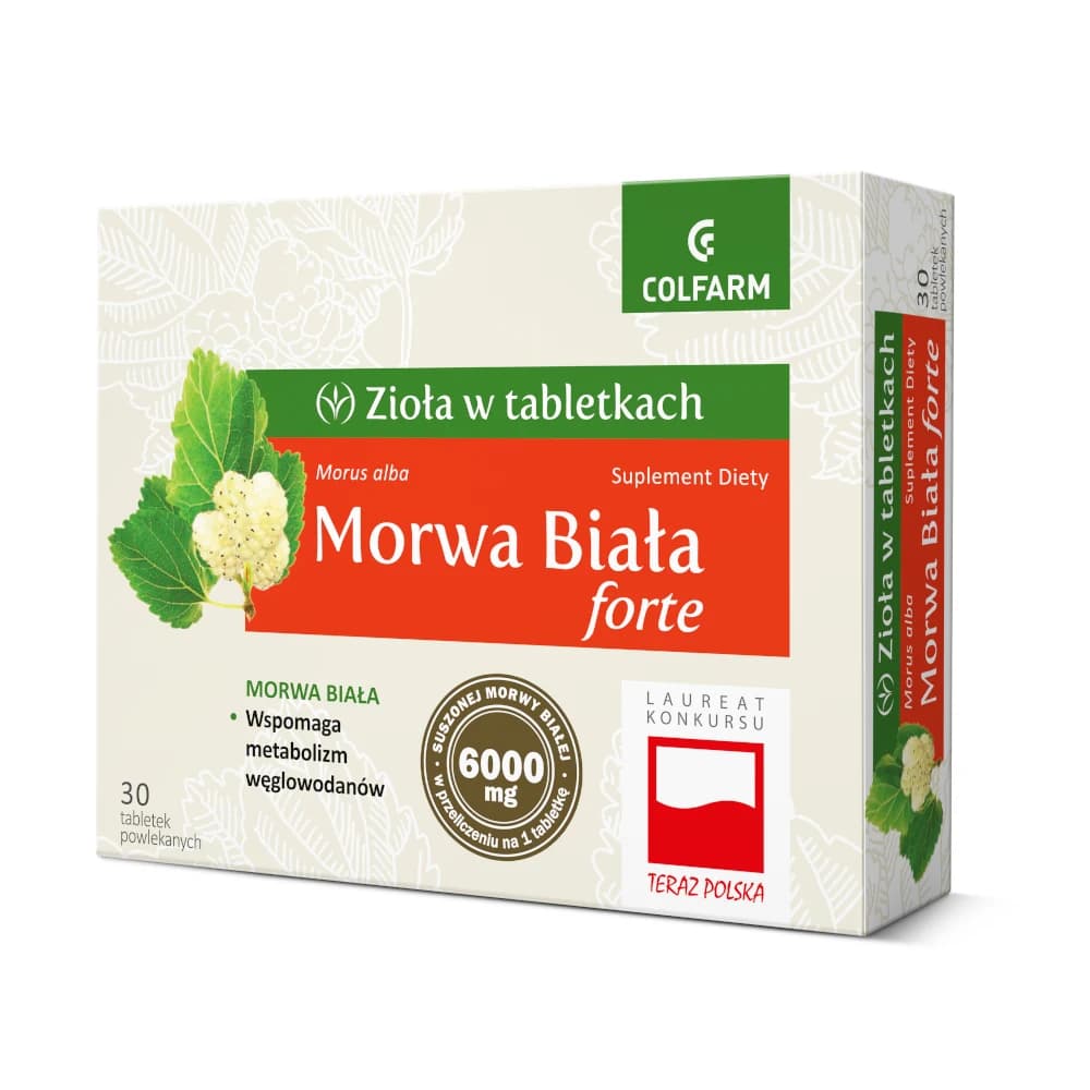 Morwa biała Forte Colfarm 30 tabletek