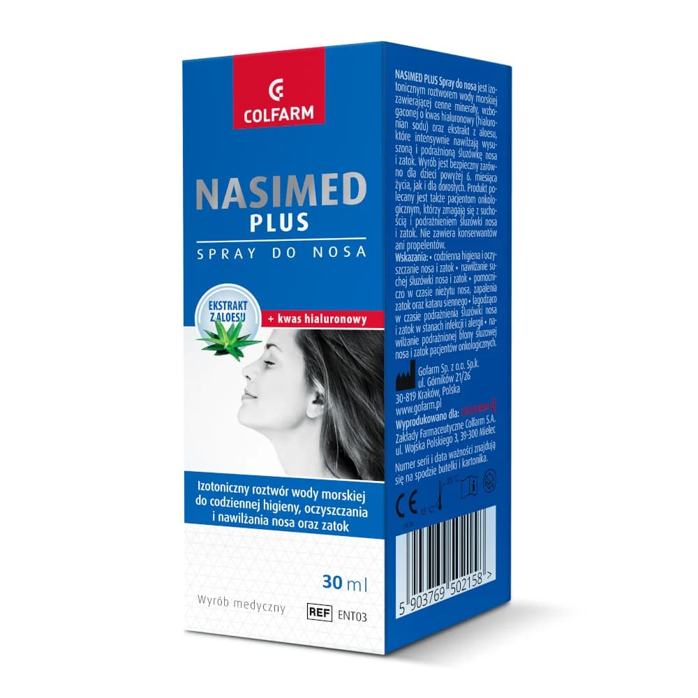 Nasimed Plus spray do nosa 30 ml