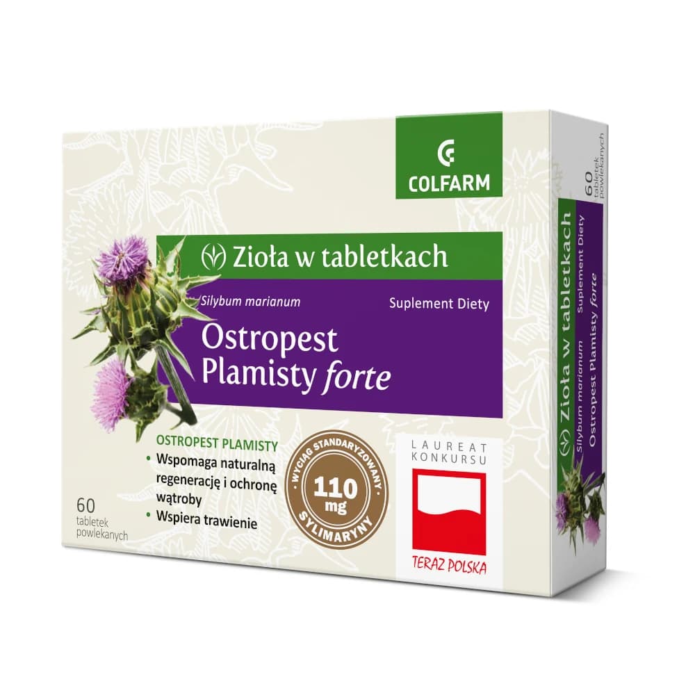 Ostropest Plamisty Forte 60 tabletek powlekanych