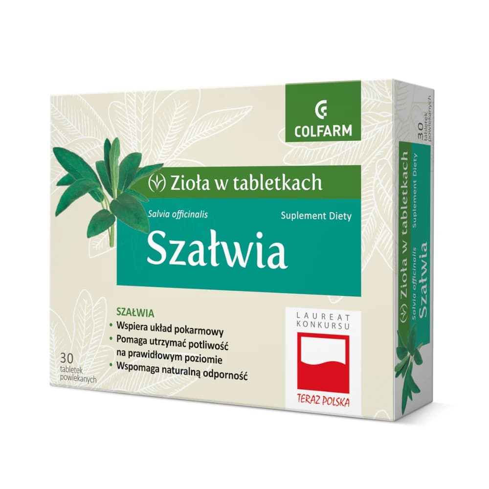 Szałwia 30 tabletek powlekanych