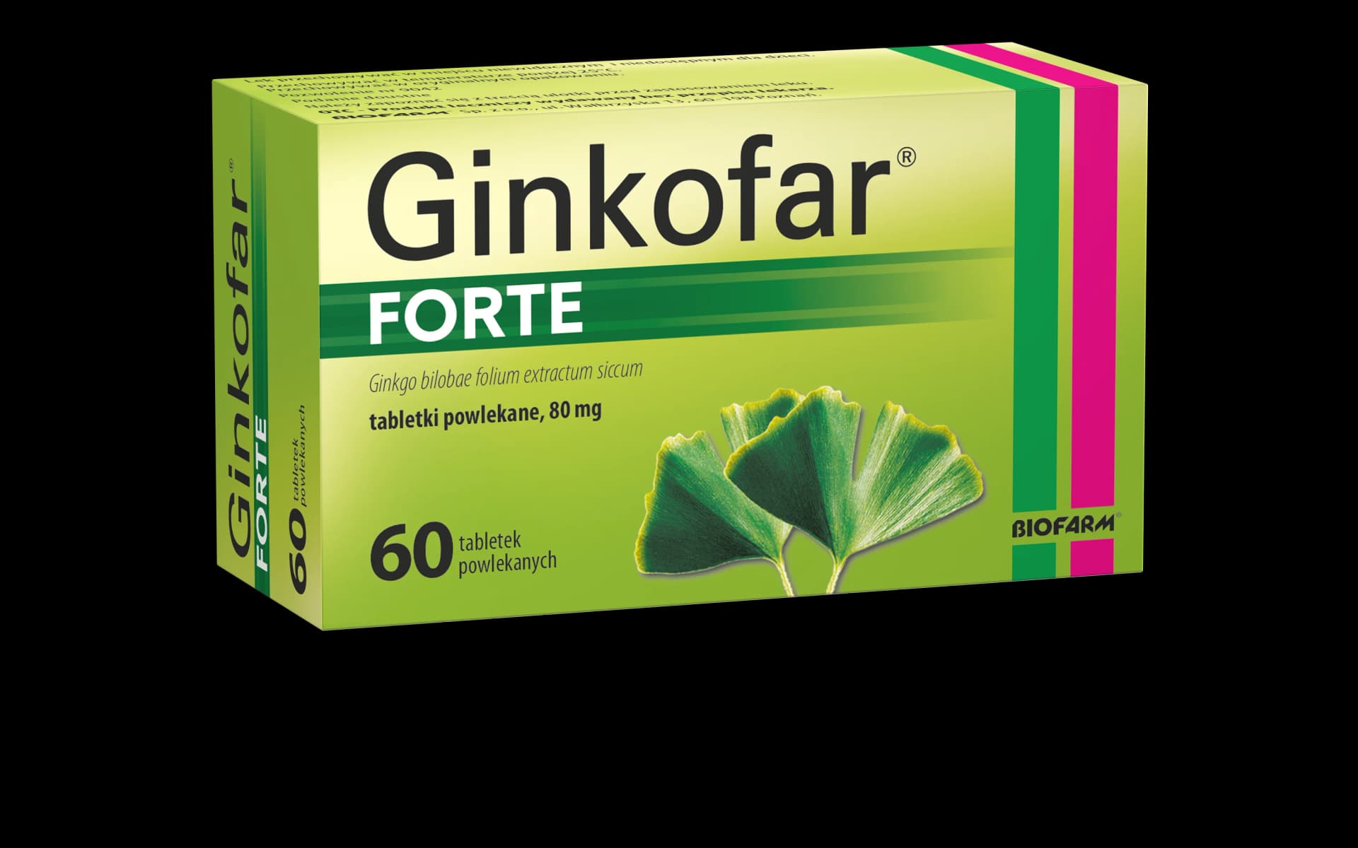 Ginkofar Forte 80 mg 60 tabletek