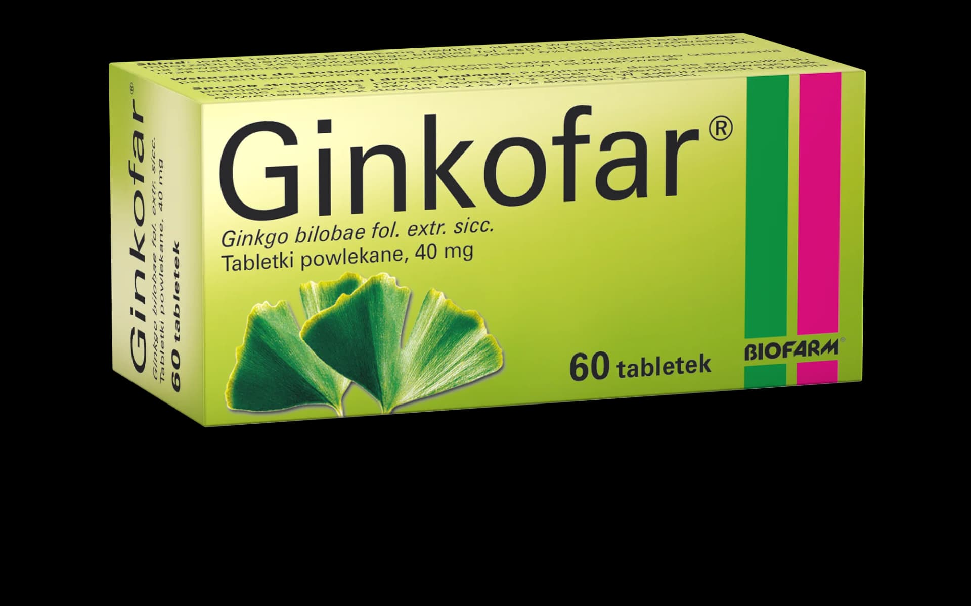 Ginkofar 40 mg 60 tabletek