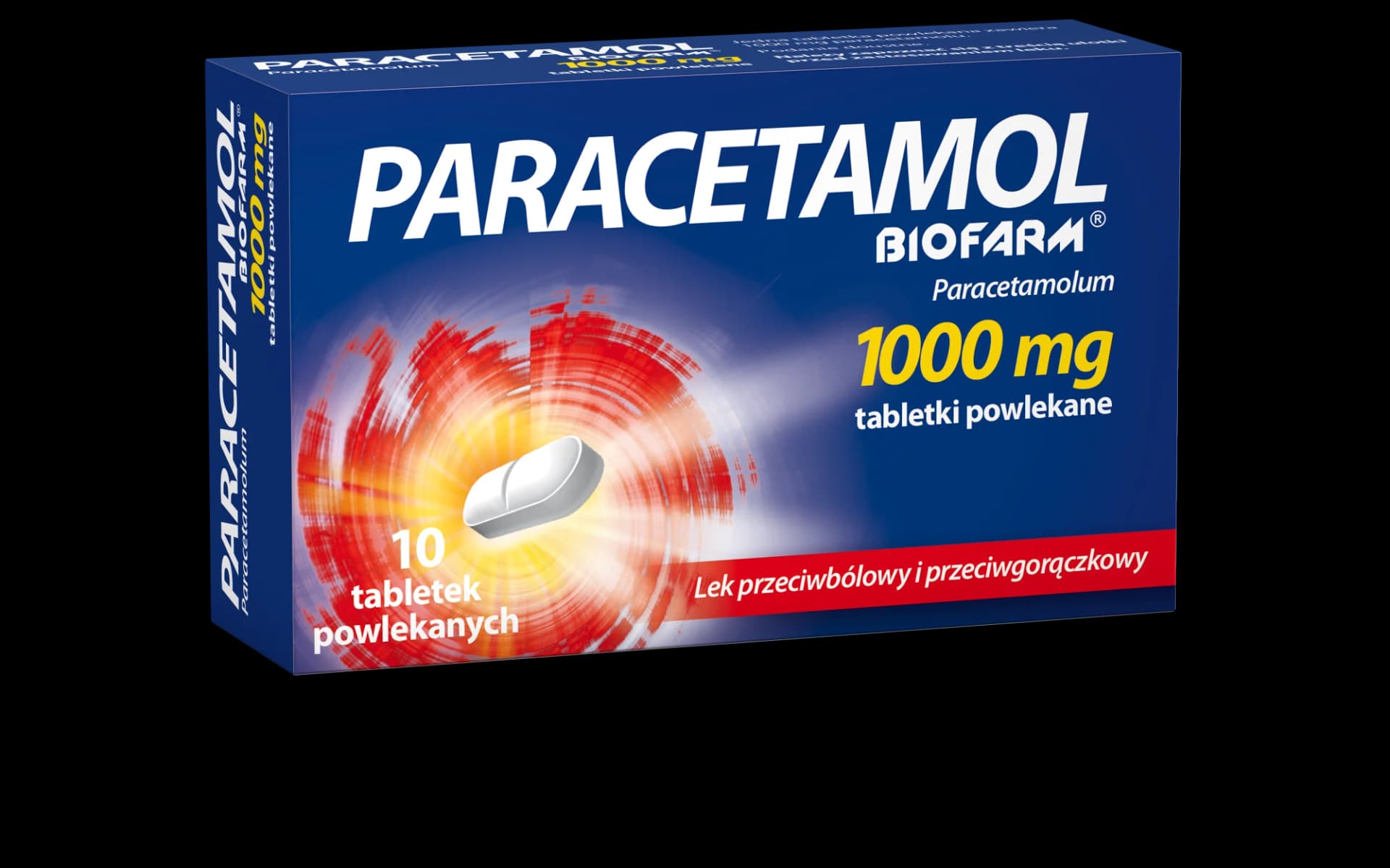 Paracetamol Biofarm 1000 mg 10 tabletek