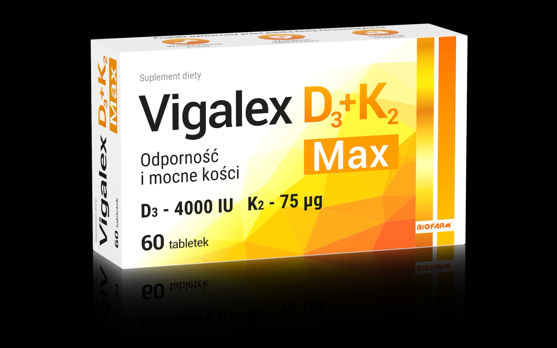 Vigalex D3 + K2 MK-7 Max 60 tabletek
