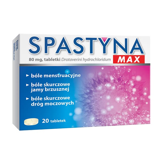 Spastyna Max 20 tabletek