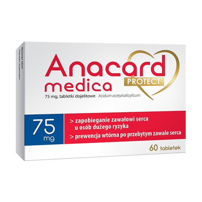 Anacard Medica Protect 75 mg 60 tabletek dojelitowych