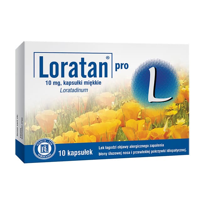 Loratan Pro 10 mg 10 kapsułek