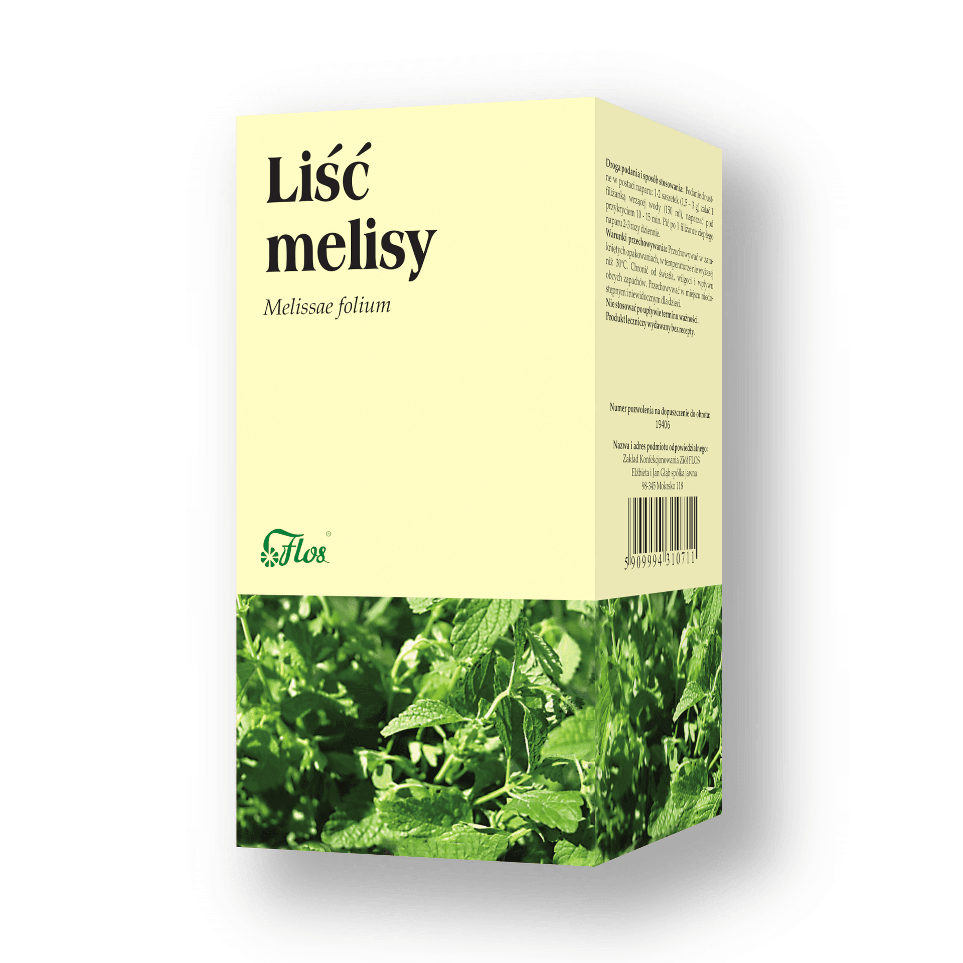 Liść Melisy zioła do zaparzania 30 saszetek