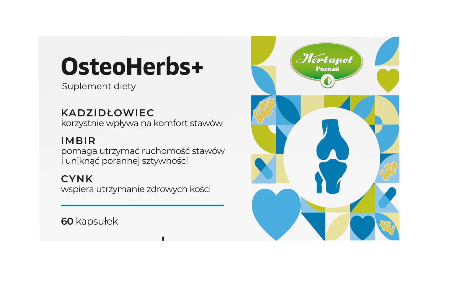 Osteoherbs+ 60 kapsułek