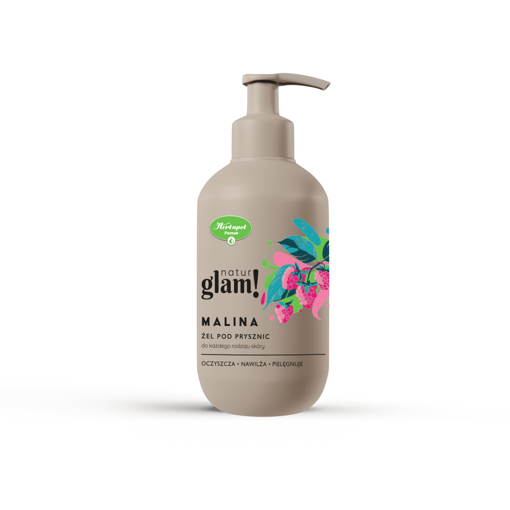 Natur Glam! Malina Żel pod prysznic do każdej skóry 300 ml