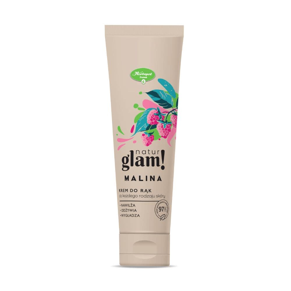 Natur Glam! Malina Krem do rąk nawilżająco-odżywczy 100 ml
