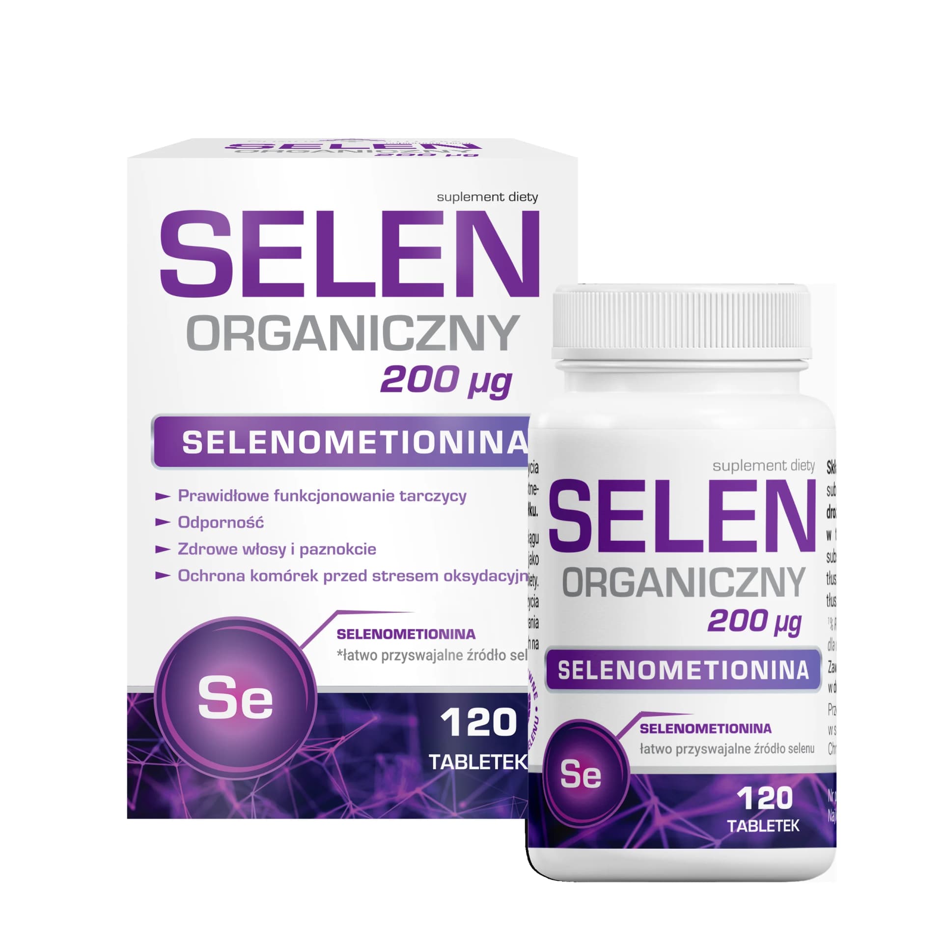 Selen Organiczny 120 tabletek