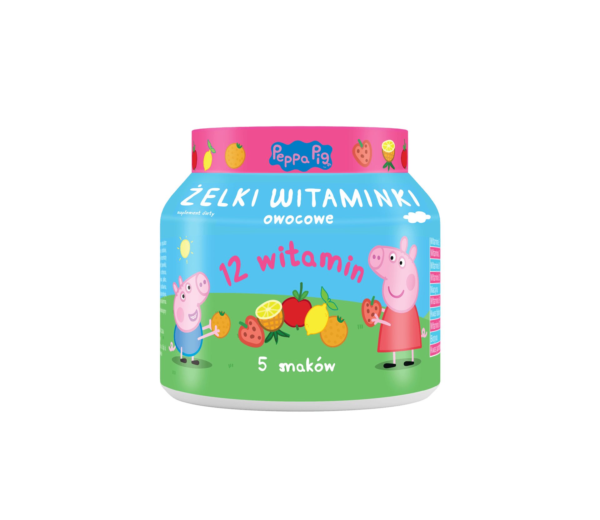 Żelki Witaminki owocowe 60 sztuk