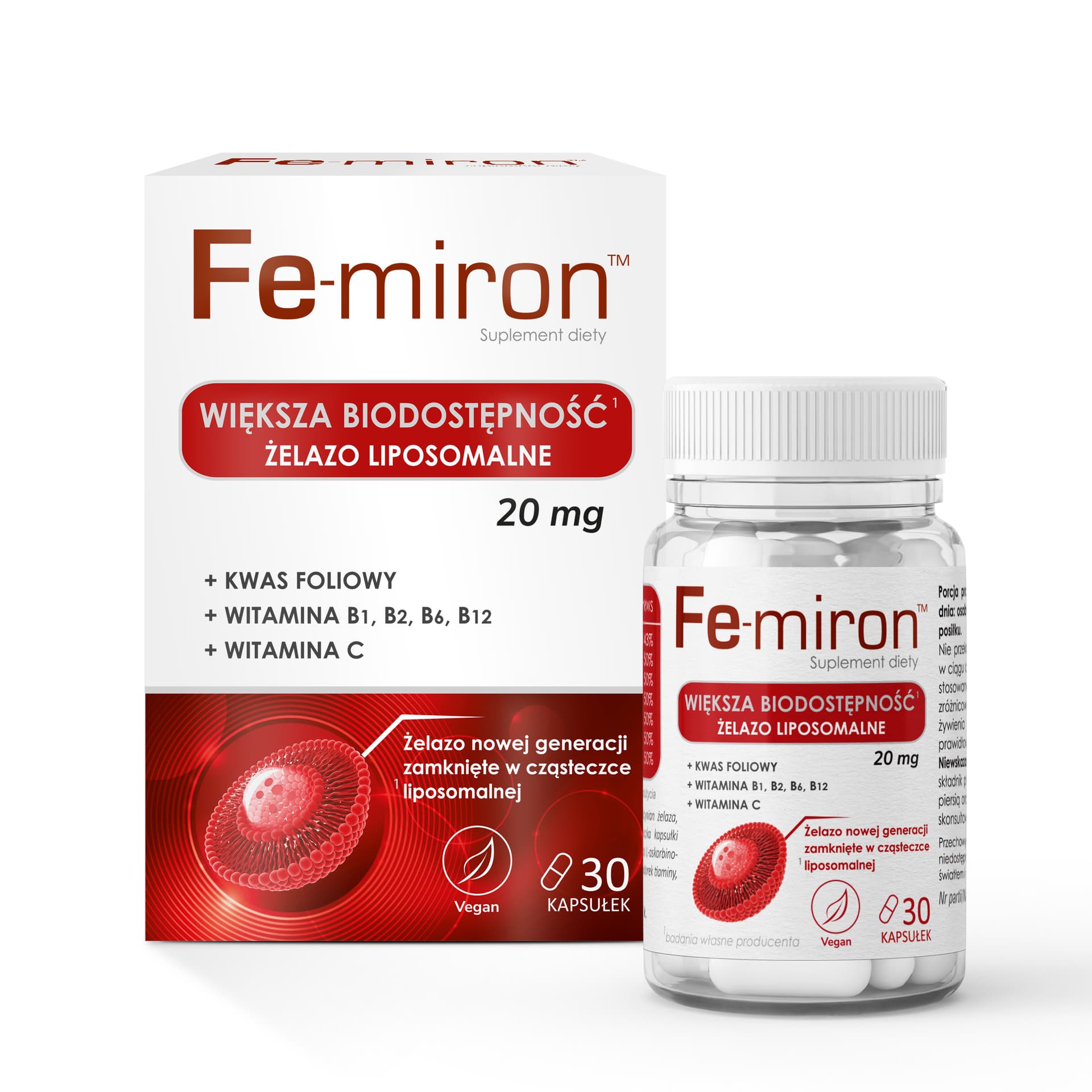 Fe-miron 30 kapsułek
