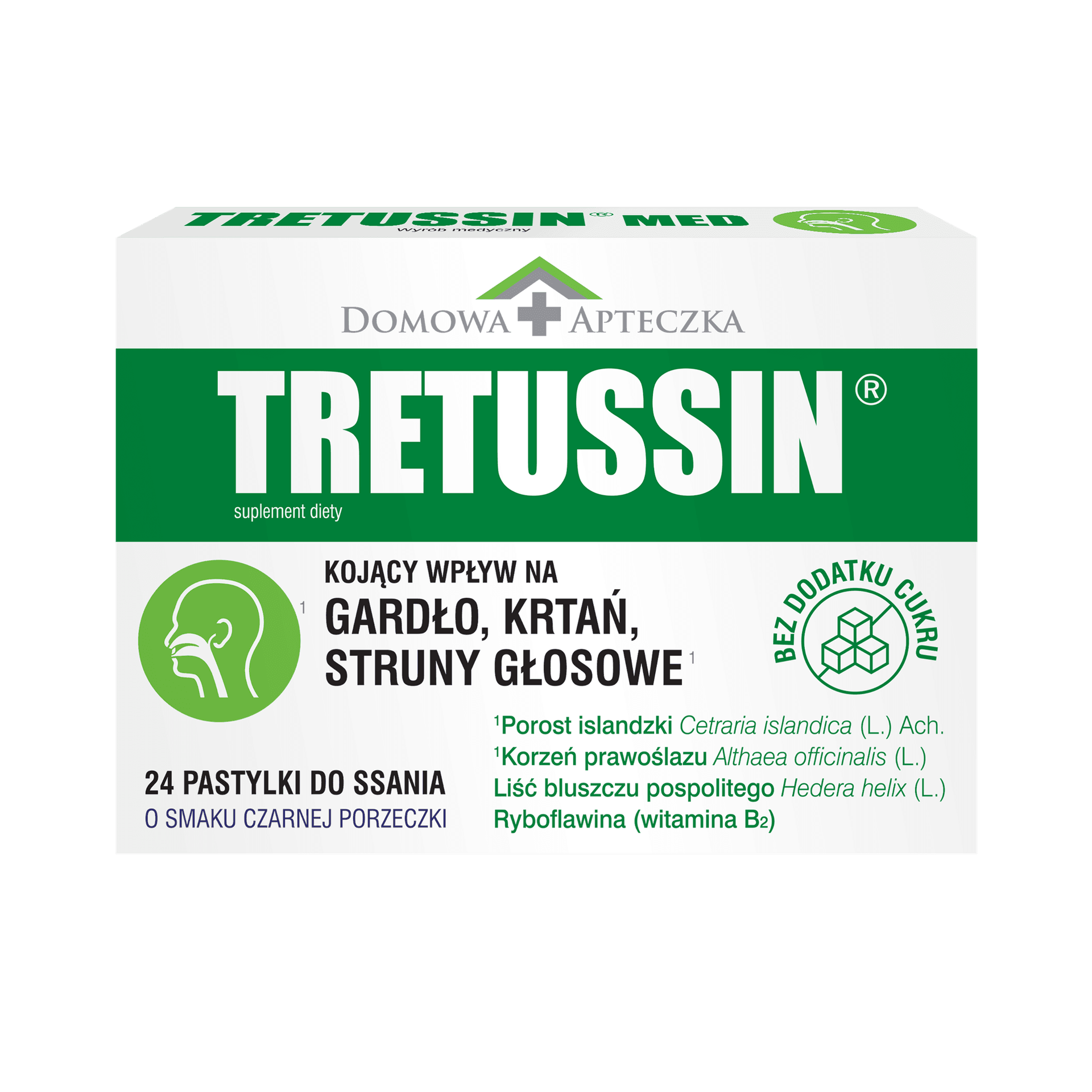 Tretussin 24 pastylki do ssania