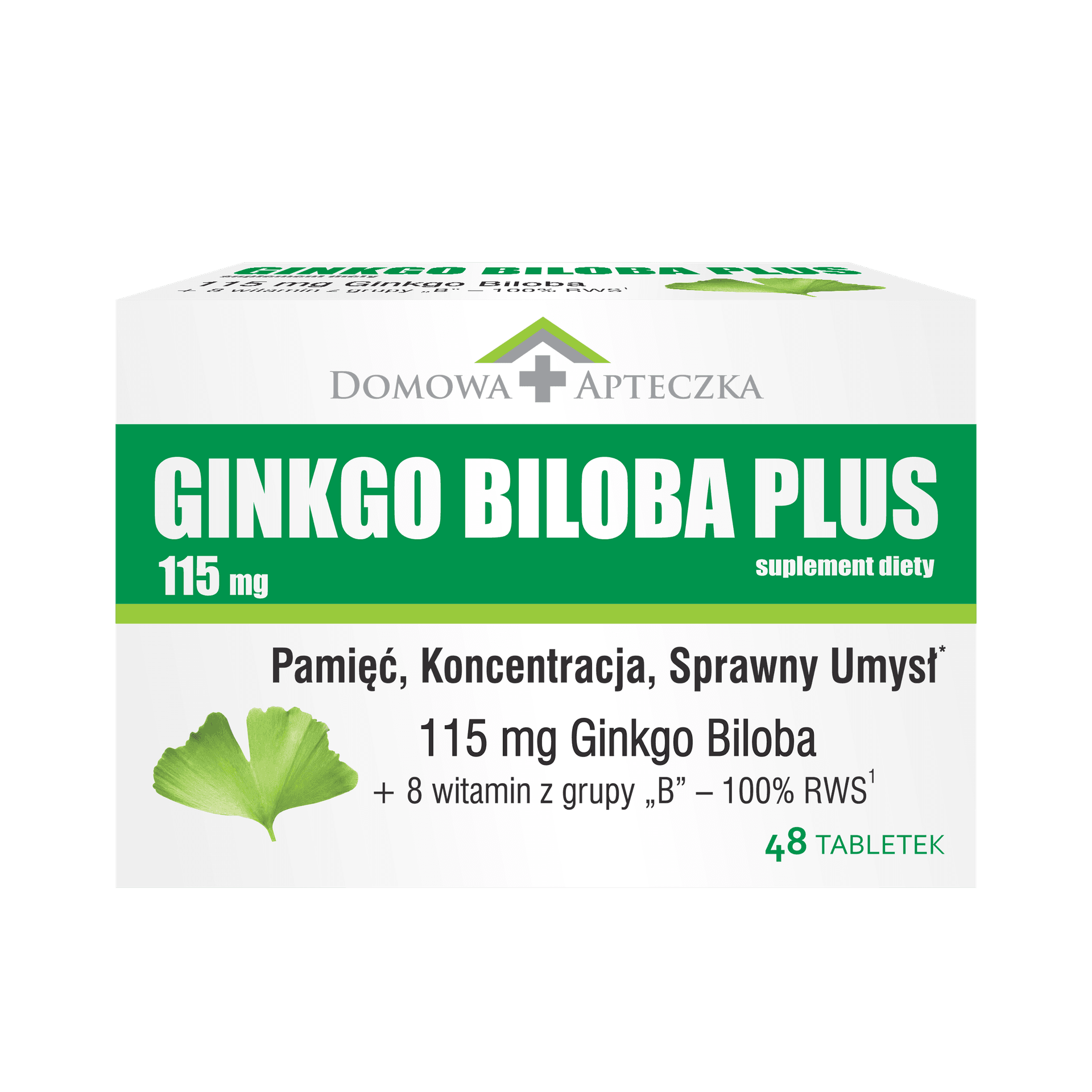 Ginkgo Biloba Plus 48 tabletek